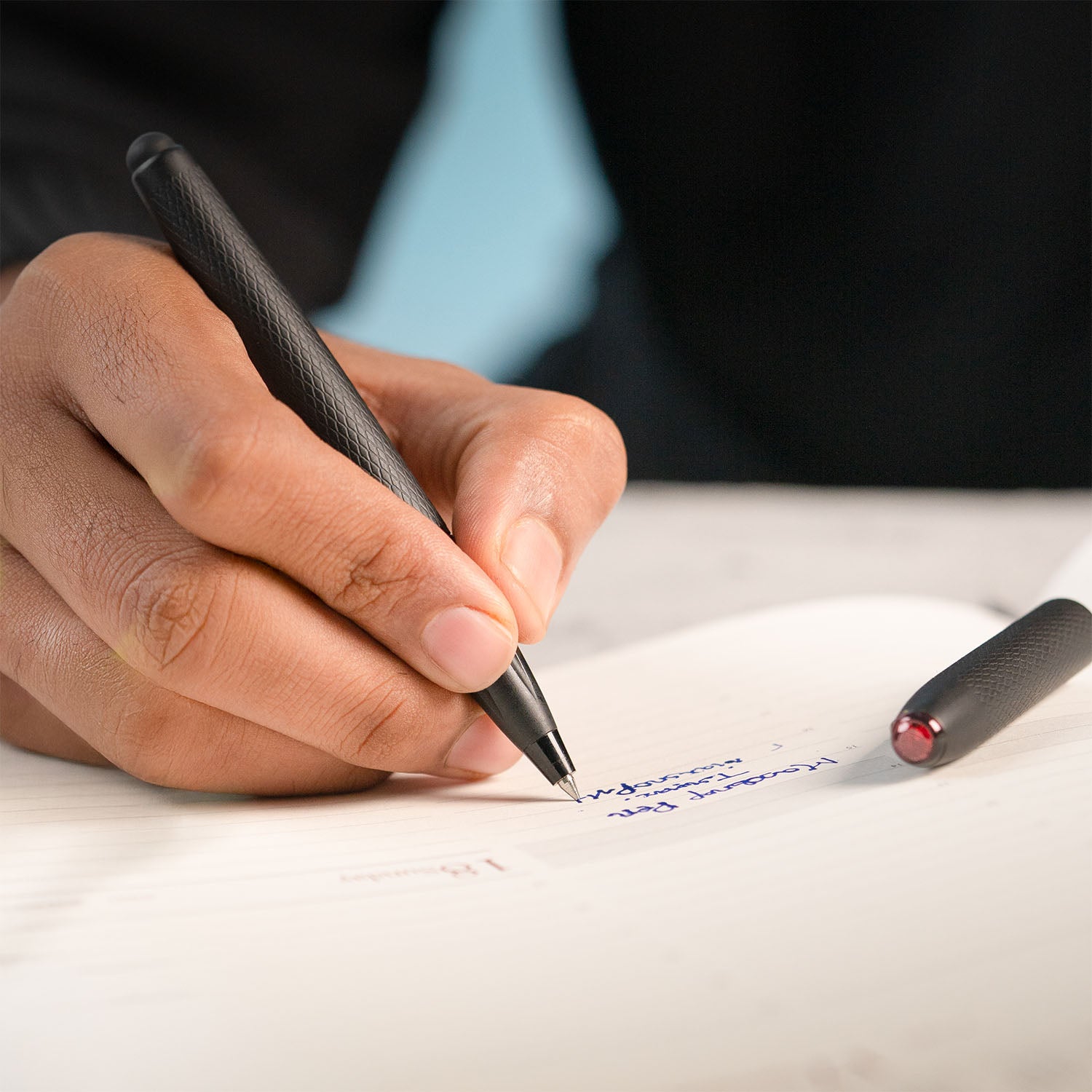 Matte Black Finish Garnet 2 in 1 MagSnap Roller Ball Pen with Stylus None