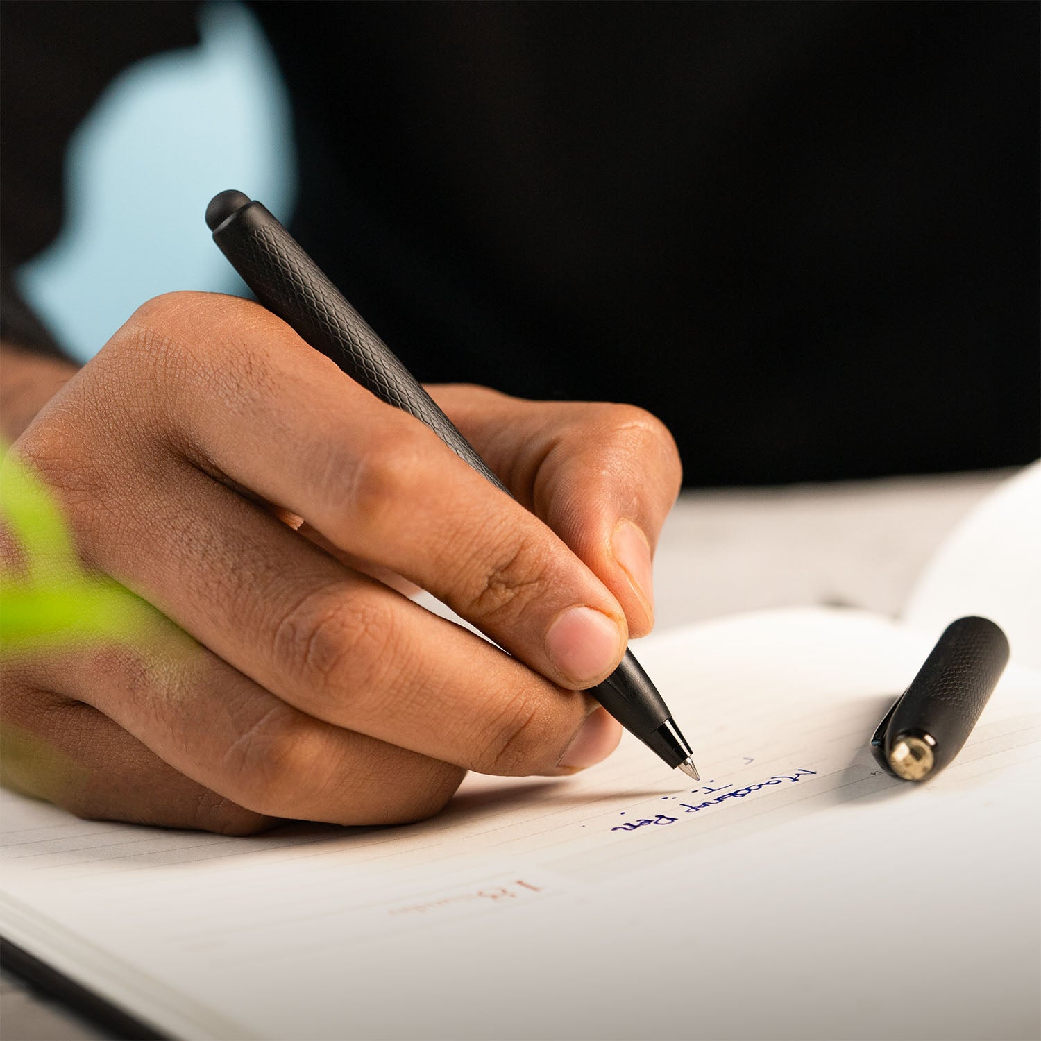 Matte Black Finish Pyrite 2 in 1 MagSnap Roller Ball Pen with Stylus None