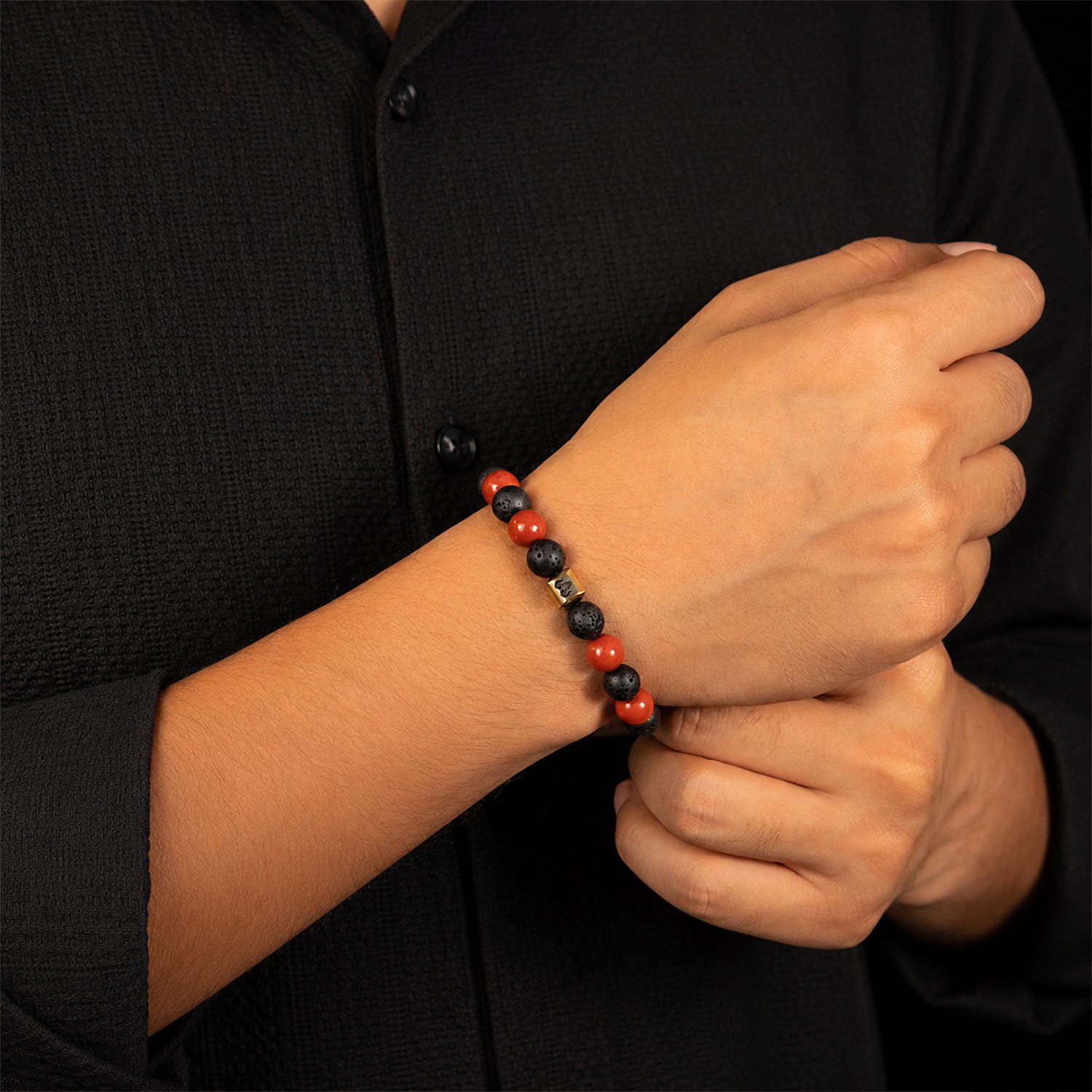 Aries (Mesh)Zodiac Stone Bracelet with MagSnap 4