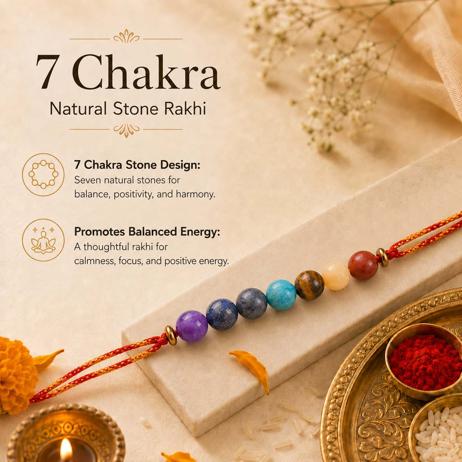 Balance 7 Chakras Rakhi