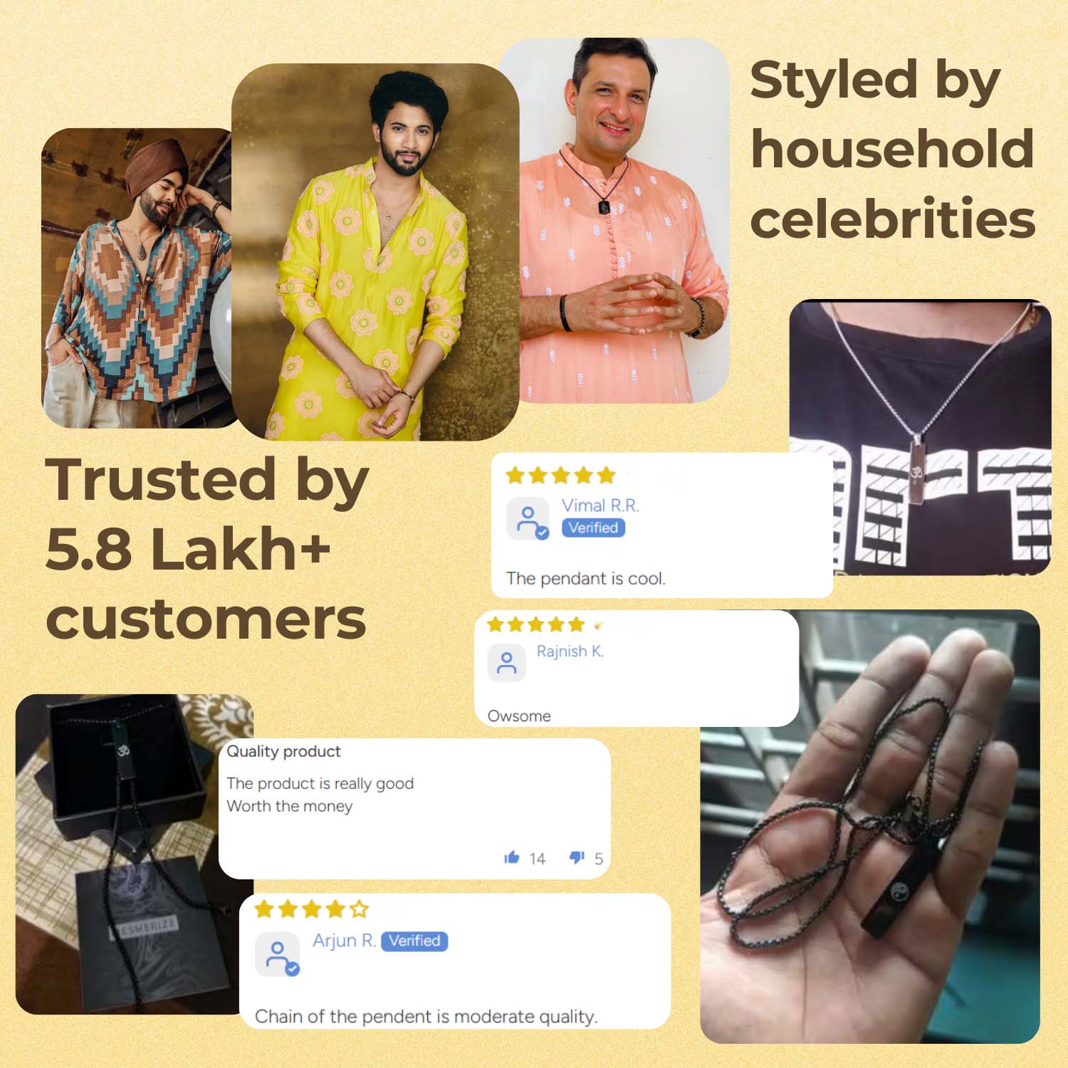 Black Evil Eye Spiritual Mini Bar Necklace