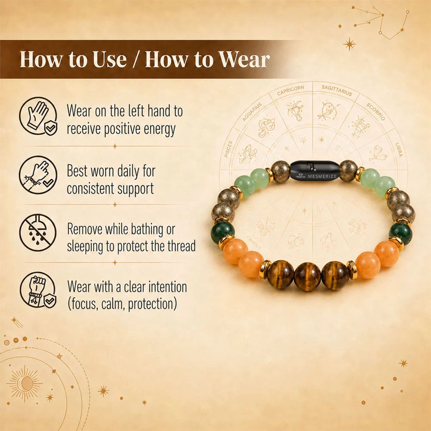 Dhanyog Natural Stone Bracelet MagSnap2