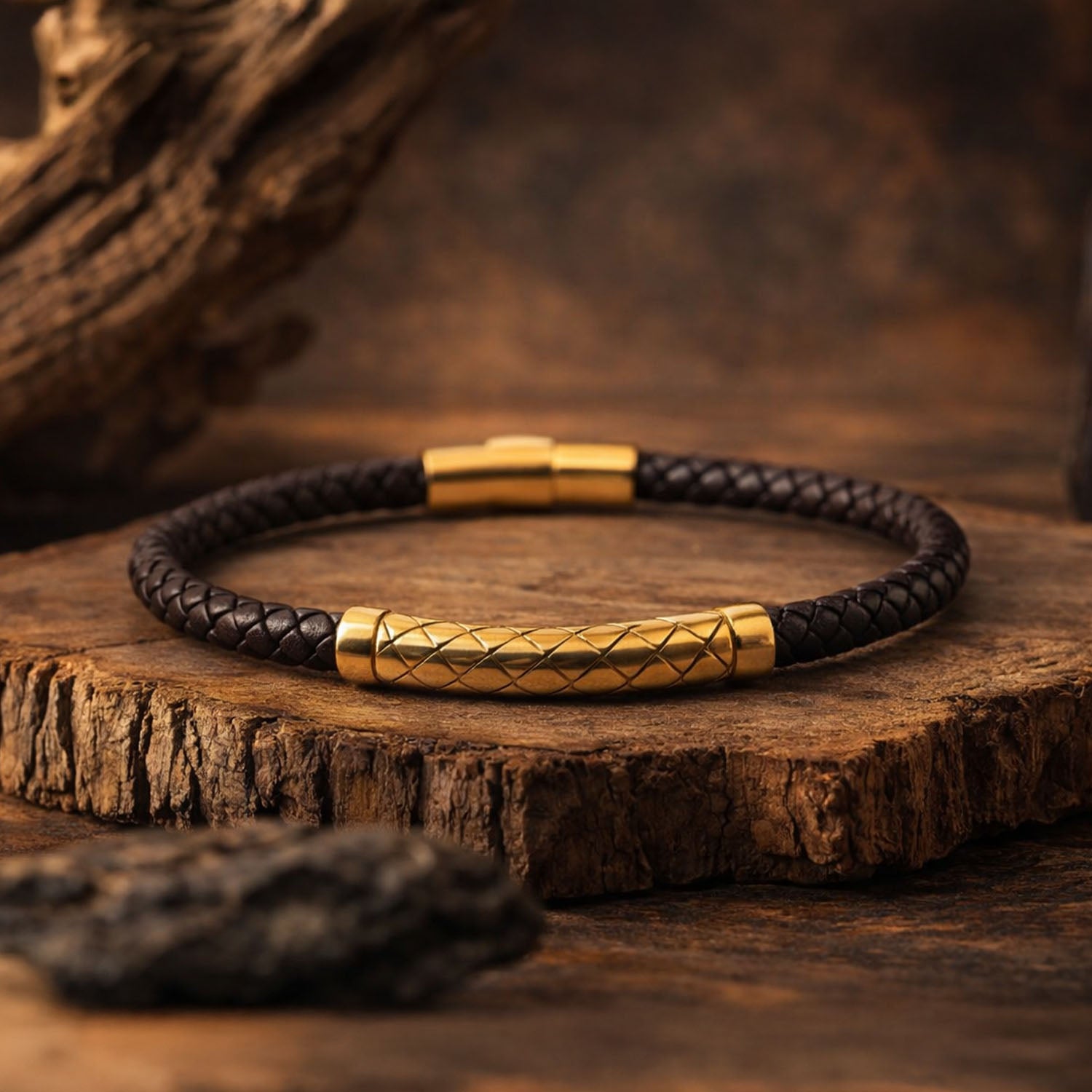 Prime NeoLeather Bracelet With Tube Clasp