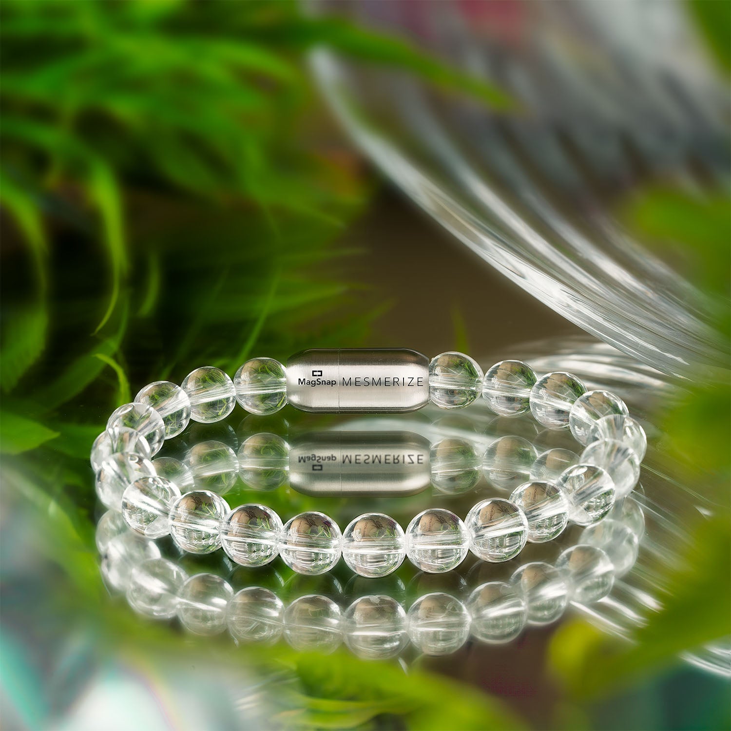 Pure Clear Quartz Natural Stone Bracelet - Main Image