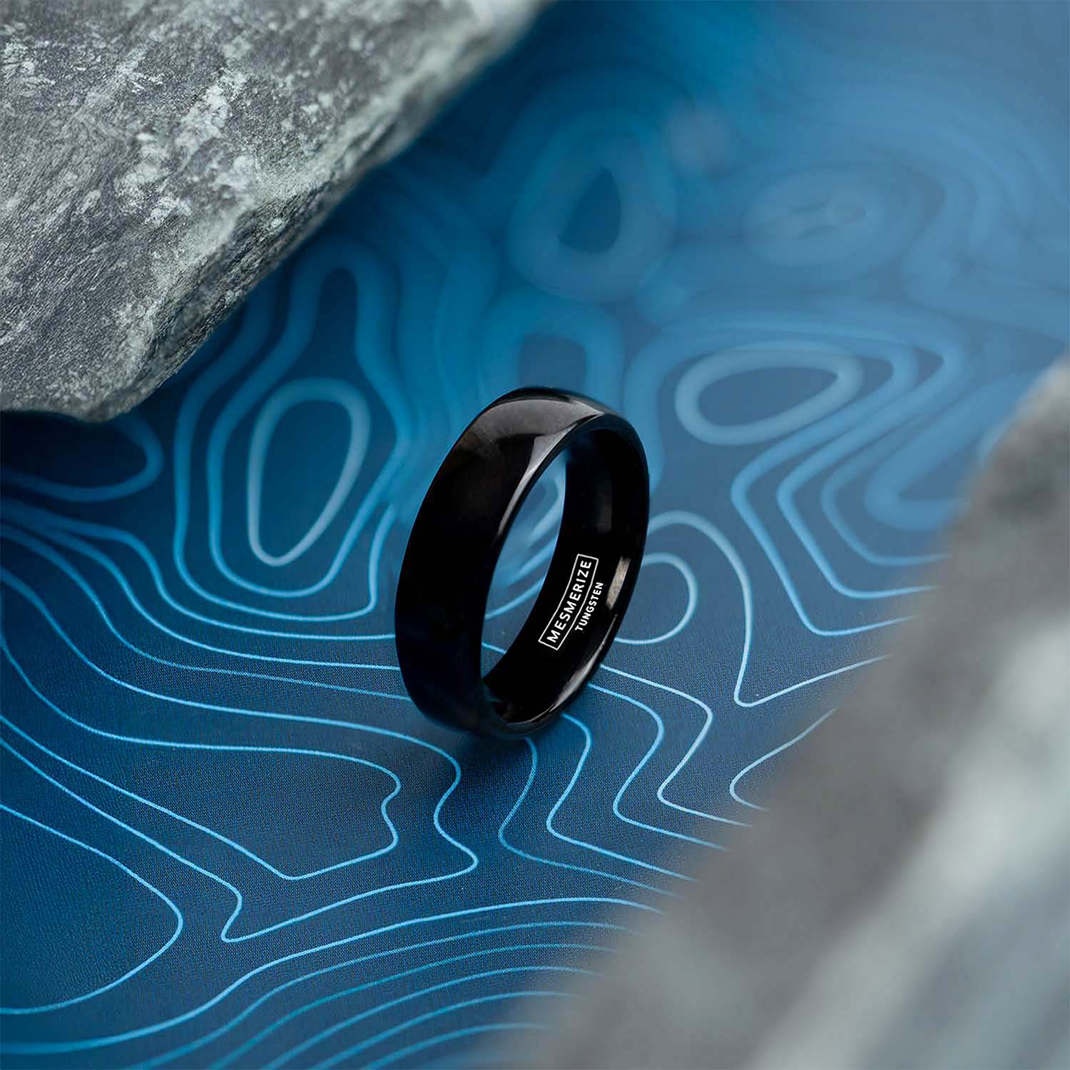 Vulcan Tungsten Black Ring