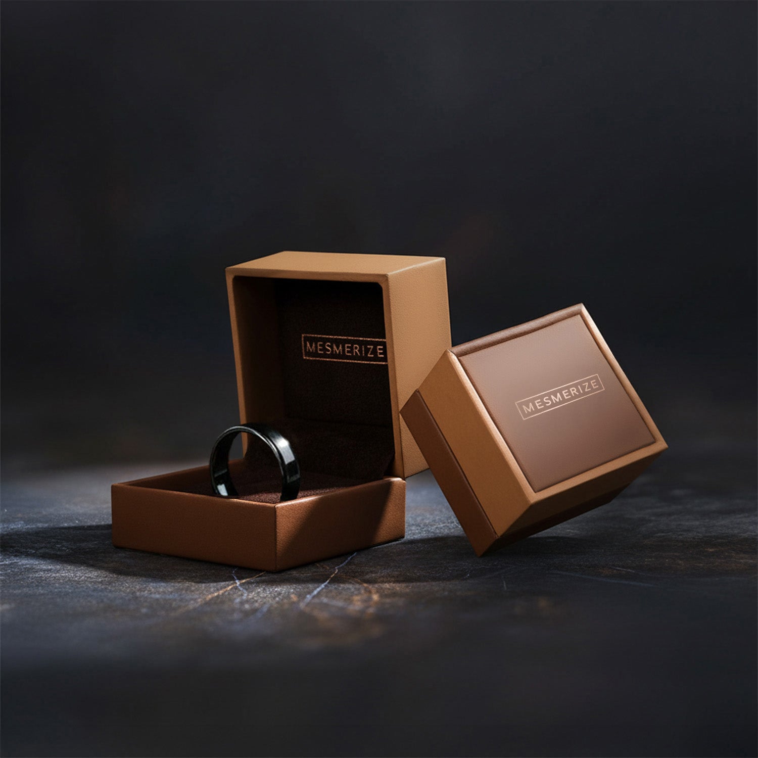 Vulcan Tungsten Black Ring