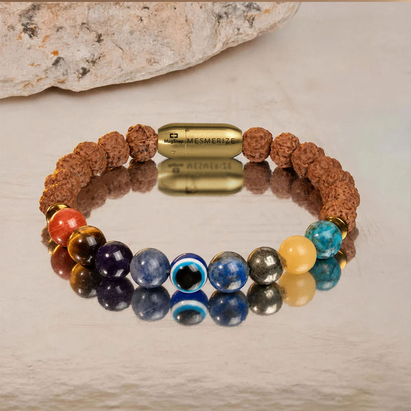 Spiritual Rudraksh 9 Chakra Bracelet 2