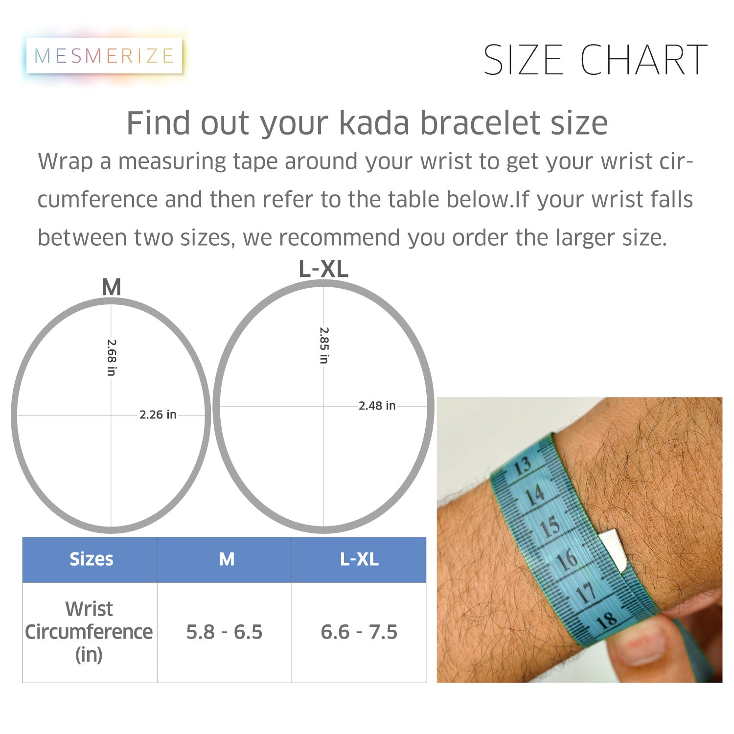 Personalised Kadaddi Moves Dual Finish Kada Bracelet Blue