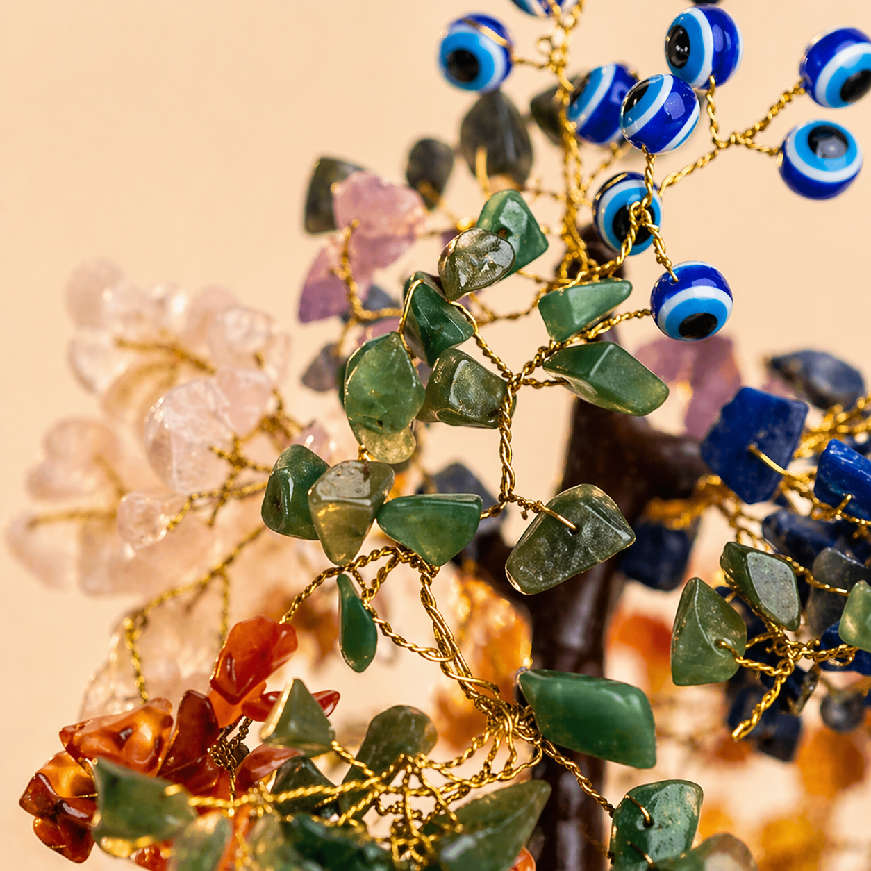 9 Chakra Natural Stone Tree