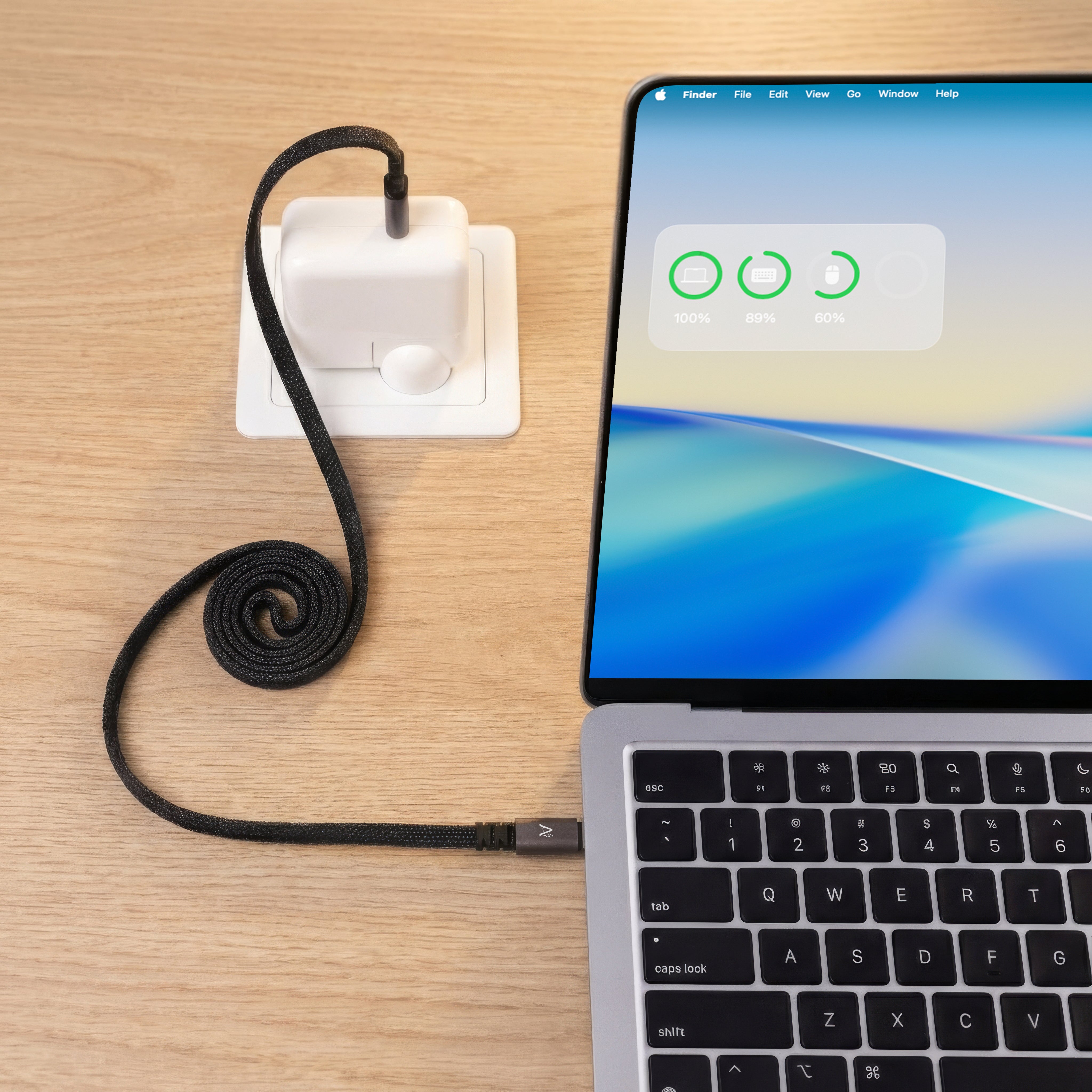 Capes MagLock Type C to C Flat Magnetic 240W Fast Charging Cable [1M]