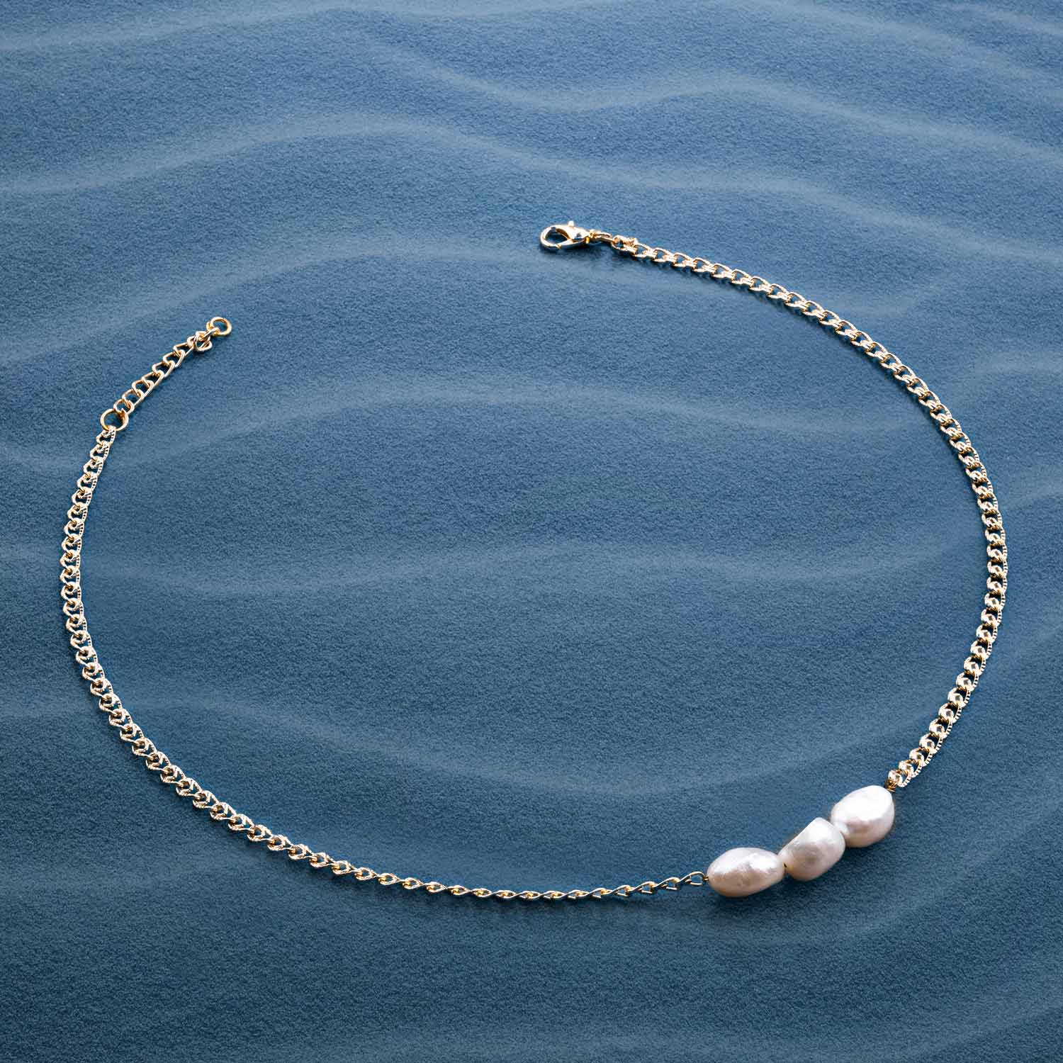 Pearl Jewellery Necklace Andrea Gold