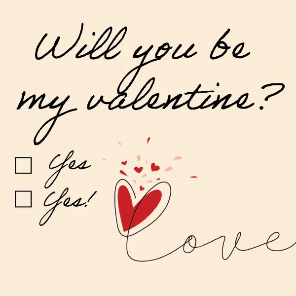 Will You Be My Valentine Greeting Card