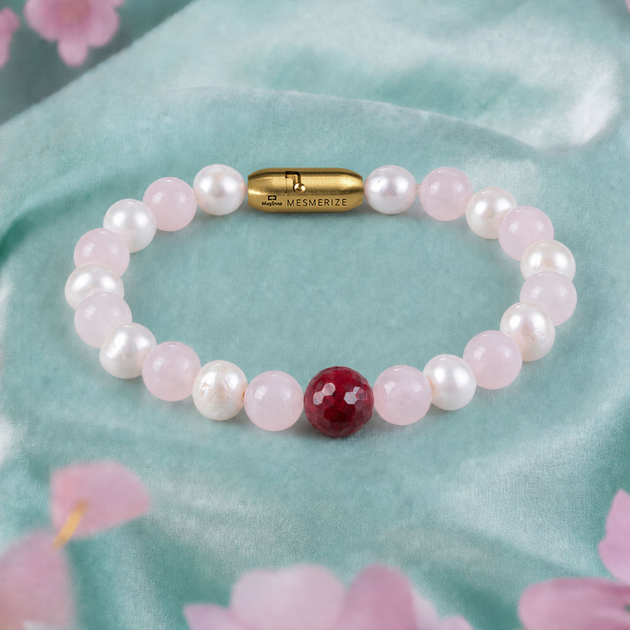 Beauty Pearl Natural Stone Bracelet With MagSnap 4