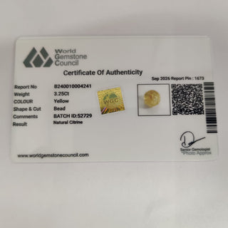 Citrine lab certificate 13