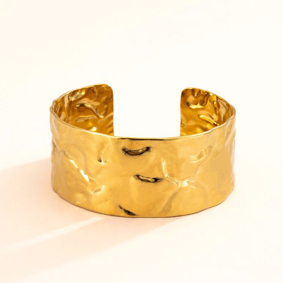 Diorra Molten 18k Gold Statement Bracelet