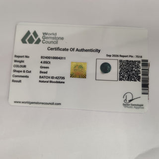 Dragonblood lab certificate 12