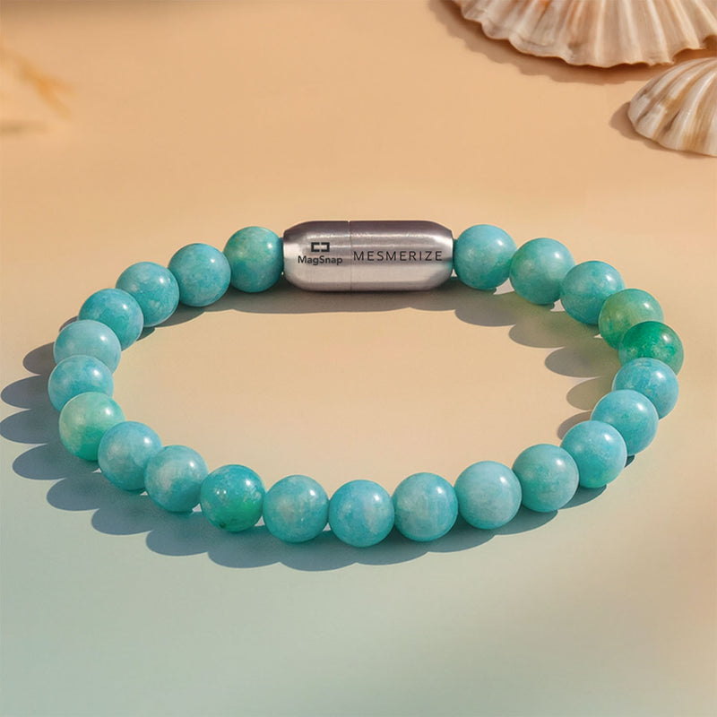 Hemimorphite Stone Bracelet With MagSnap 2