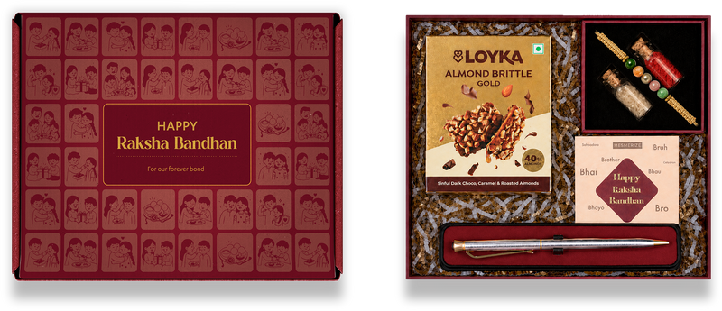 Power Rajyog Natural Stone Rakhi