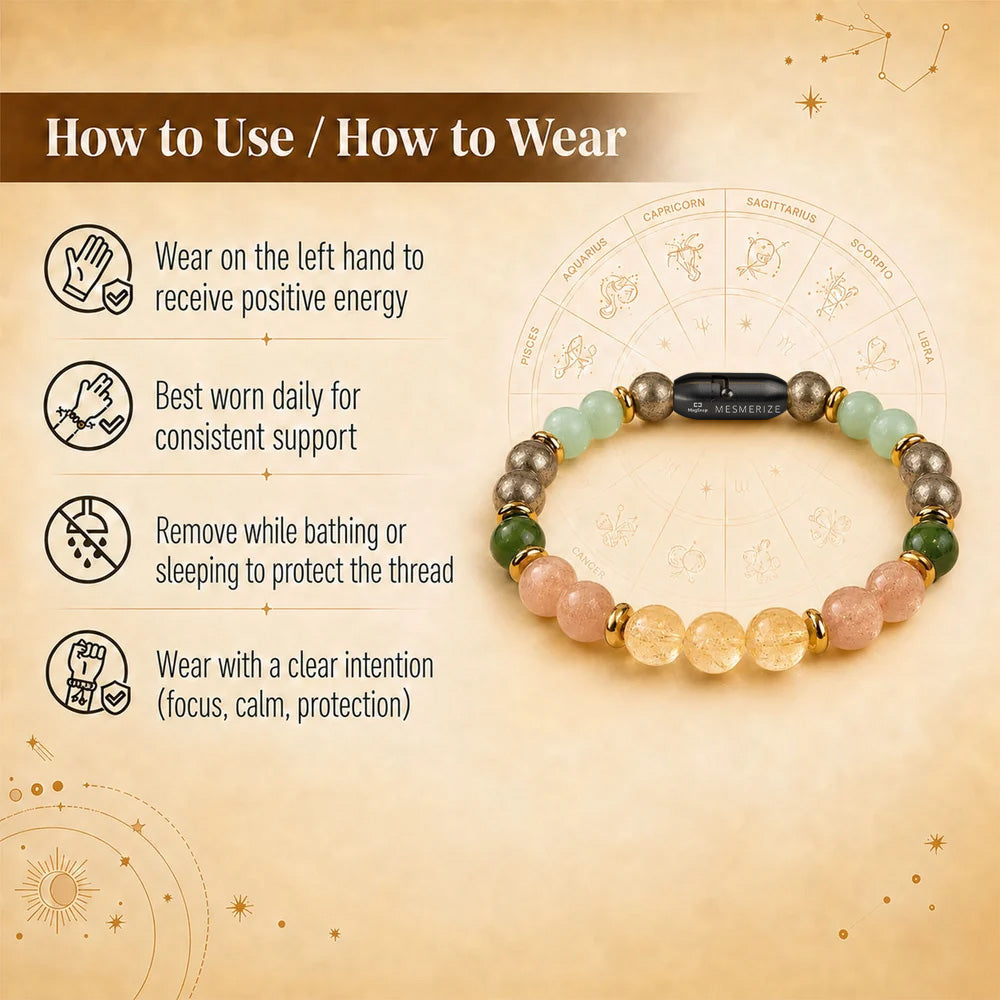 Rajyog Natural Stone Bracelet MagSnap