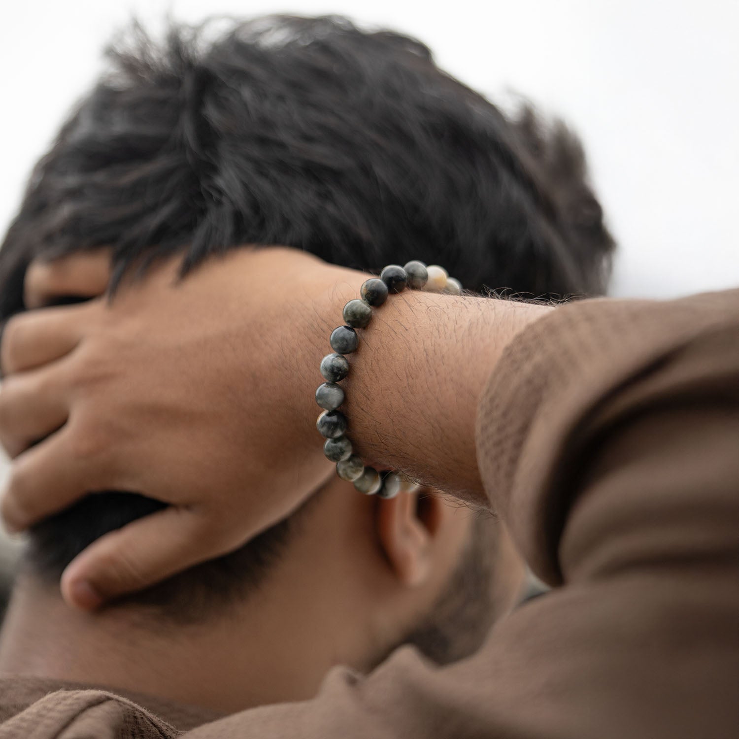 Intuition Cat Eye Natural Stone Bracelet with elastic