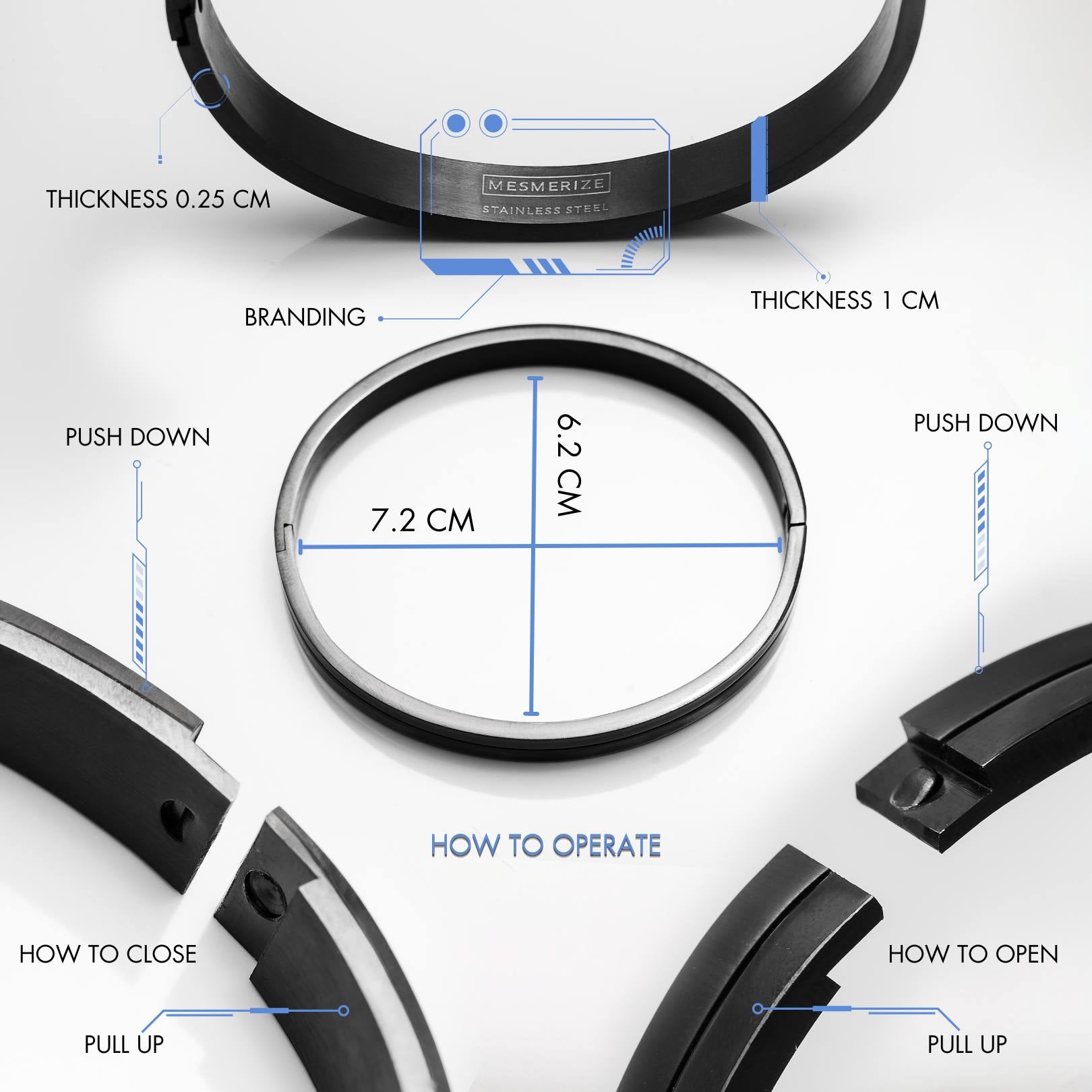 Electro Circuits Kada Bracelet with Perosnalisation