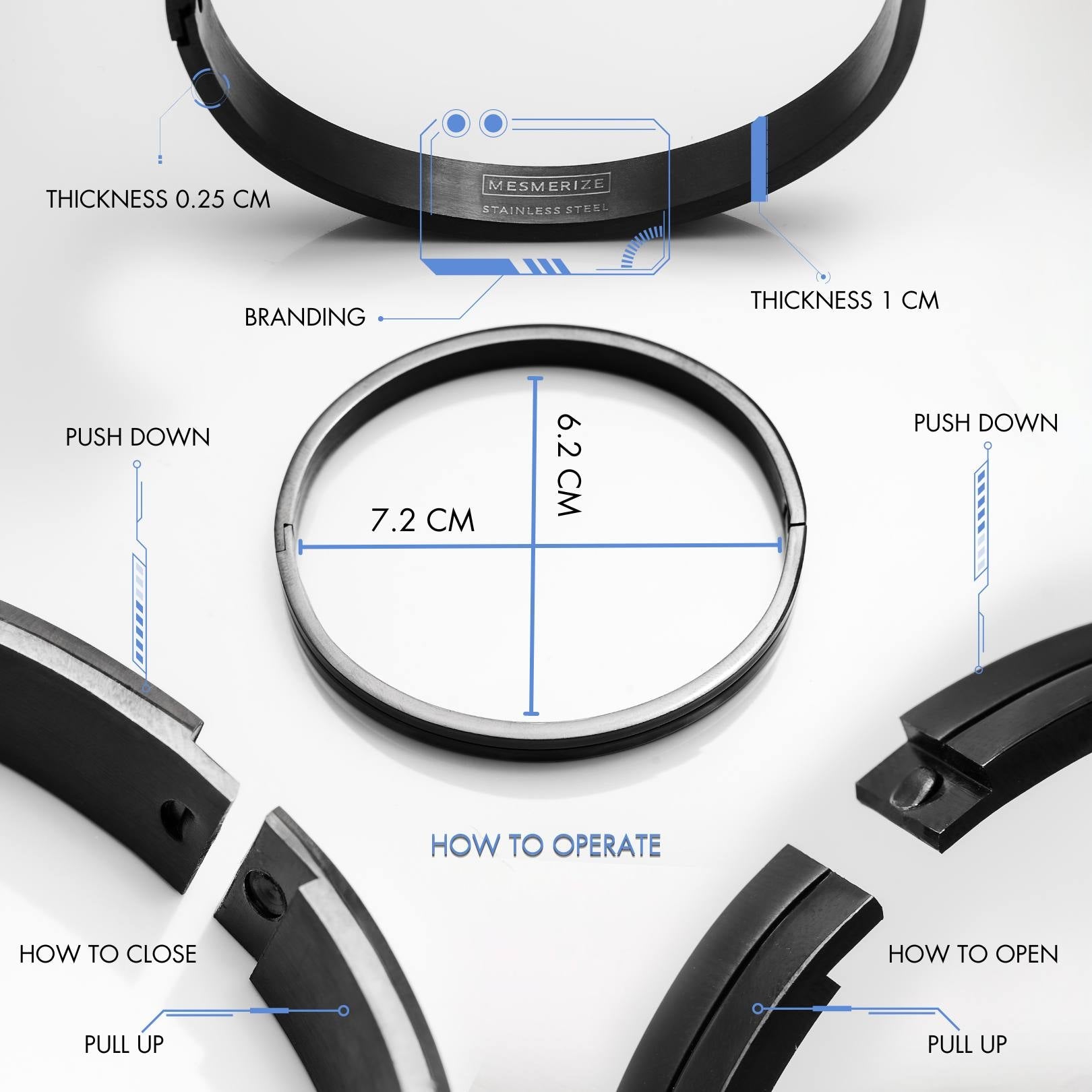 Kadaddi Moves Dual Finish Kada Black