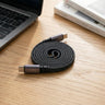 Capes MagLock Type C to C Flat Magnetic 240W Fast Charging Cable [1M]