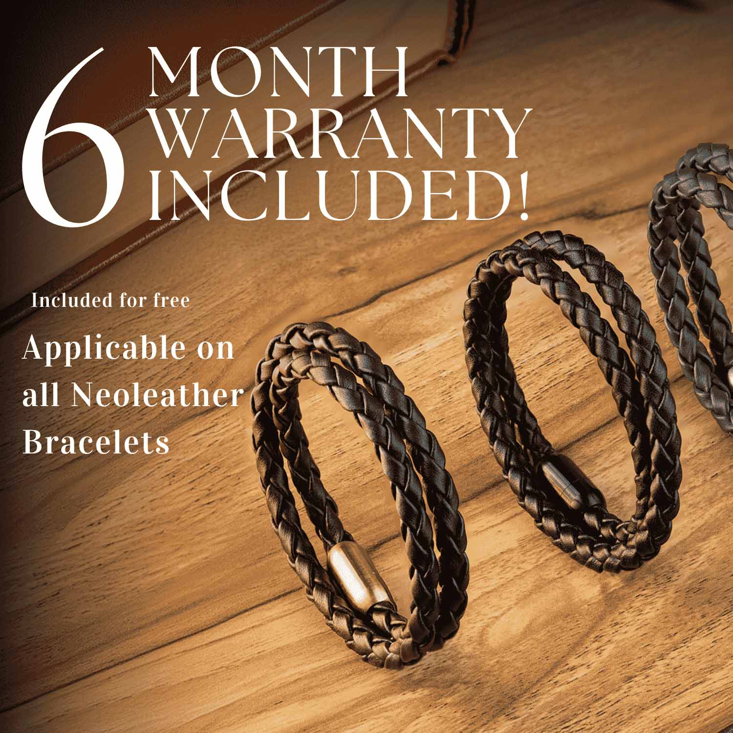 Rogue Textured NeoLeather Bracelet with MagSlide Brown