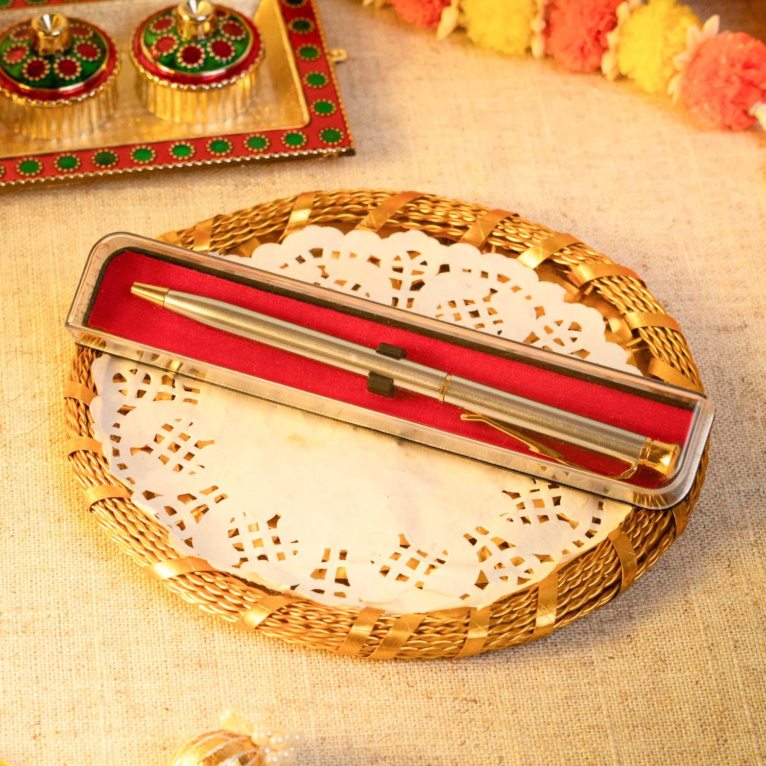 925 Sterling Silver Super 9 Chakra Natural Stone Rakhi Hamper