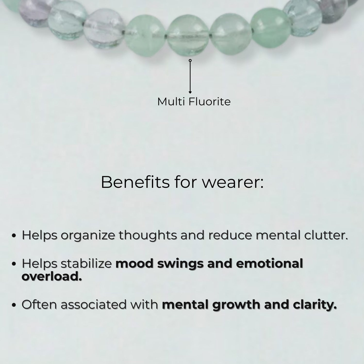 Opulent Multi Fluorite Natural Stone Bracelet with MagSnap2