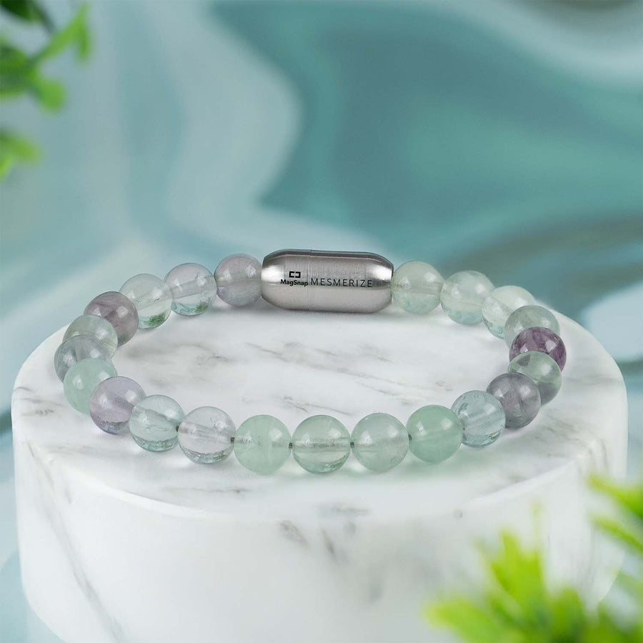 Opulent Multi Fluorite Natural Stone Bracelet