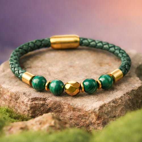 Malachite Leather