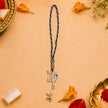 Radha Krishna Pure Silver Plated Lumba Rakhi