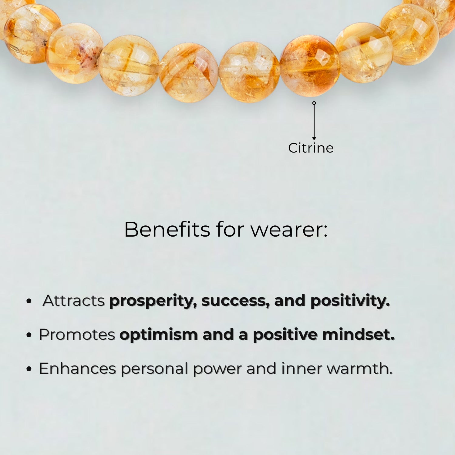 Radiant Joy Citrine Natural Stone Bracelet with MagSnap 2