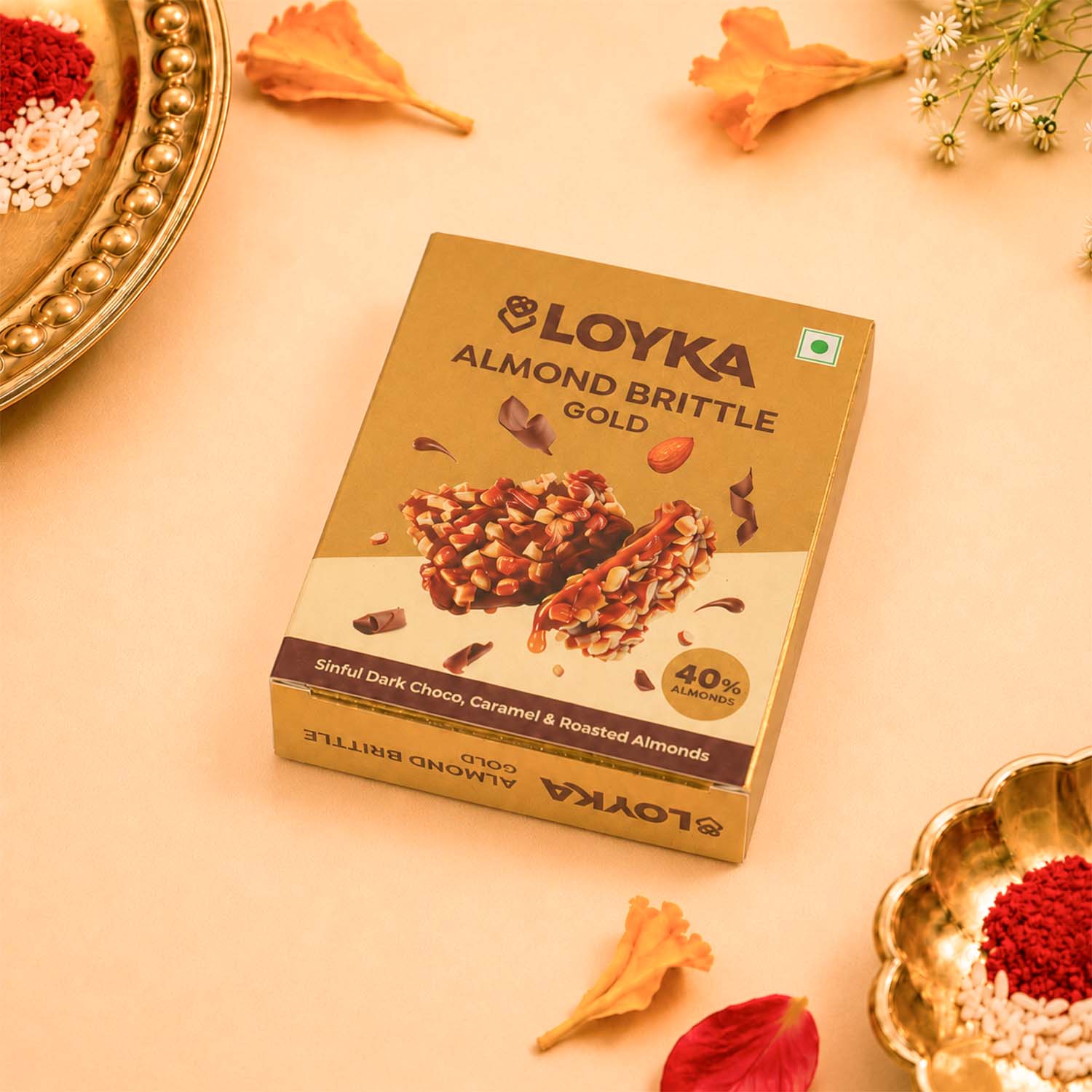 Balance 7 Chakras Natural Stone Rakhi Hamper