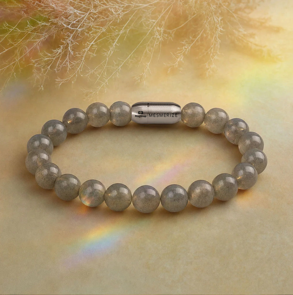 Resilient Labradorite Natural Stone Bracelet With MagSnap 2