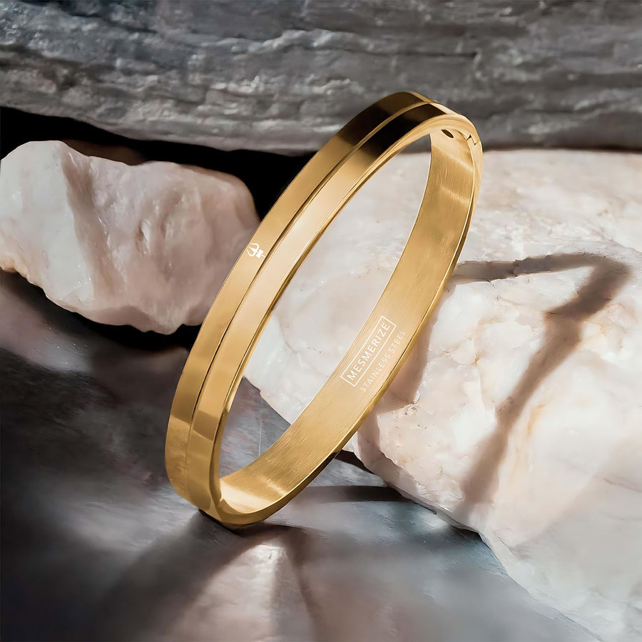 Shiv Trishul Kada Oval Bracelet