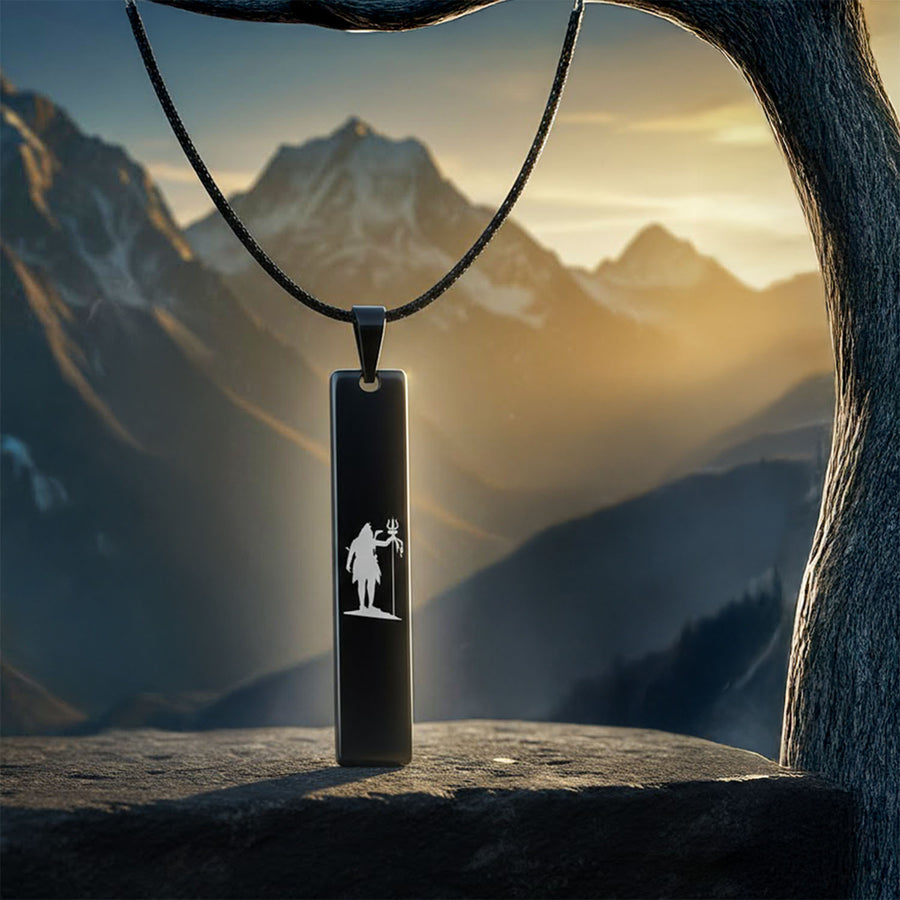 Shiv Mini Tag Necklace