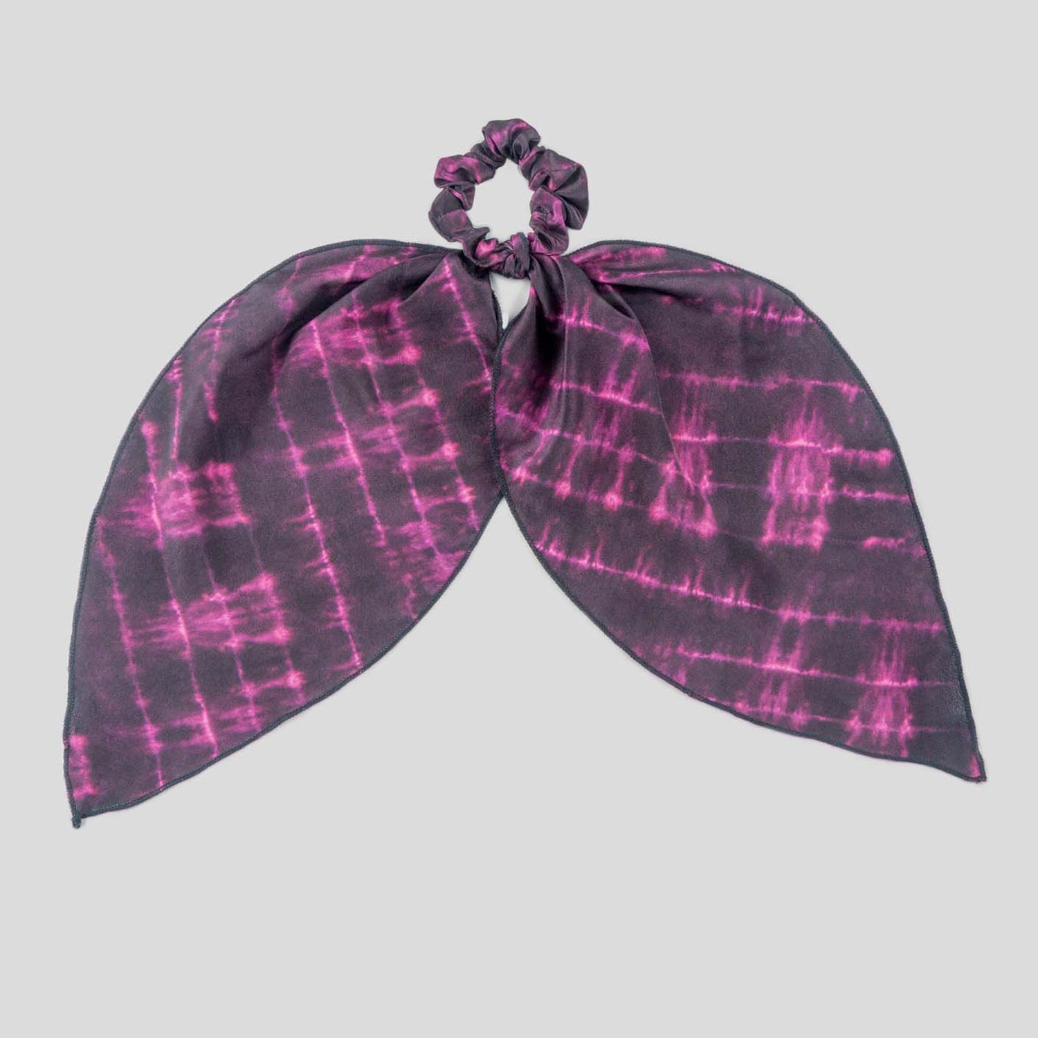 Skinny Scarf Scrunchies (Static Volt, Pink Kaleidoscope)