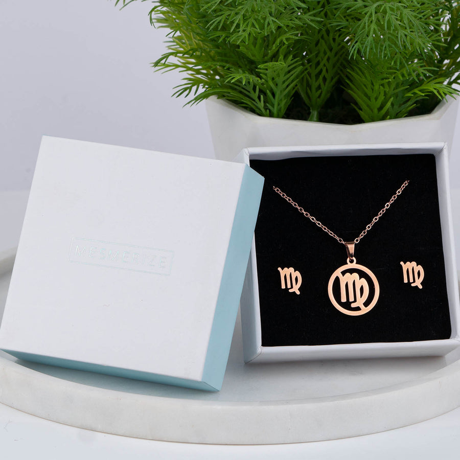 Virgo Necklace Earring Set (22 Aug - 22 Sep)