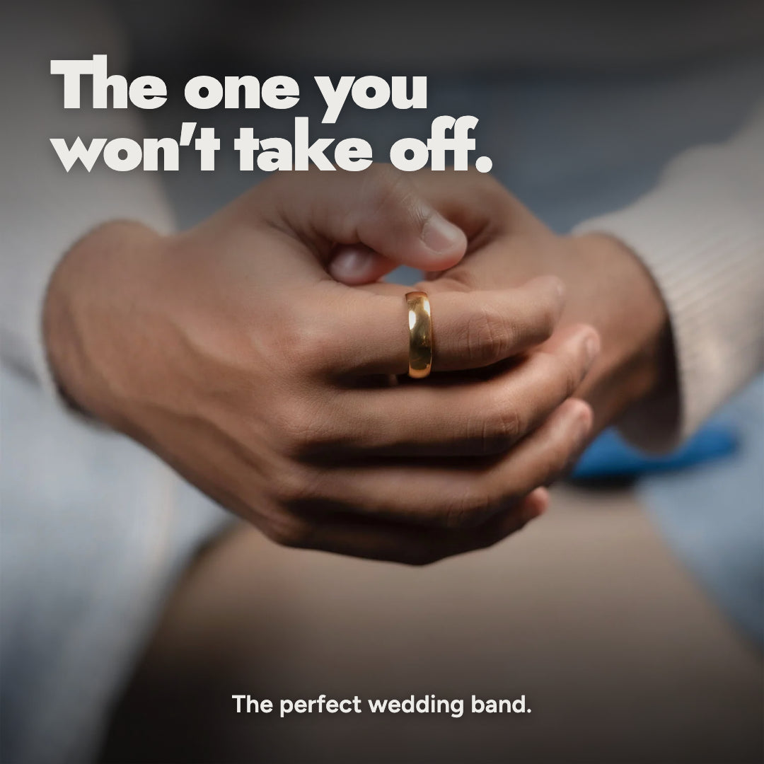 Vulcan Tungsten Gold Ring