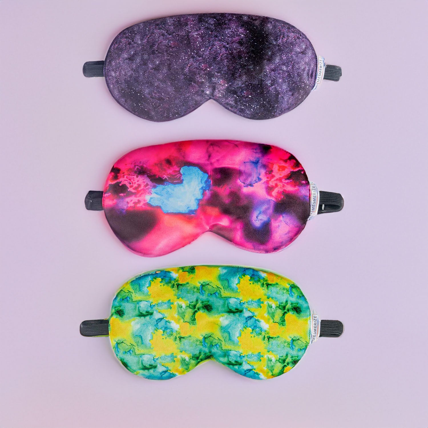 Travel Essentials Eye Mask (Dark Aurora, Spring Macaw,Deep Space)