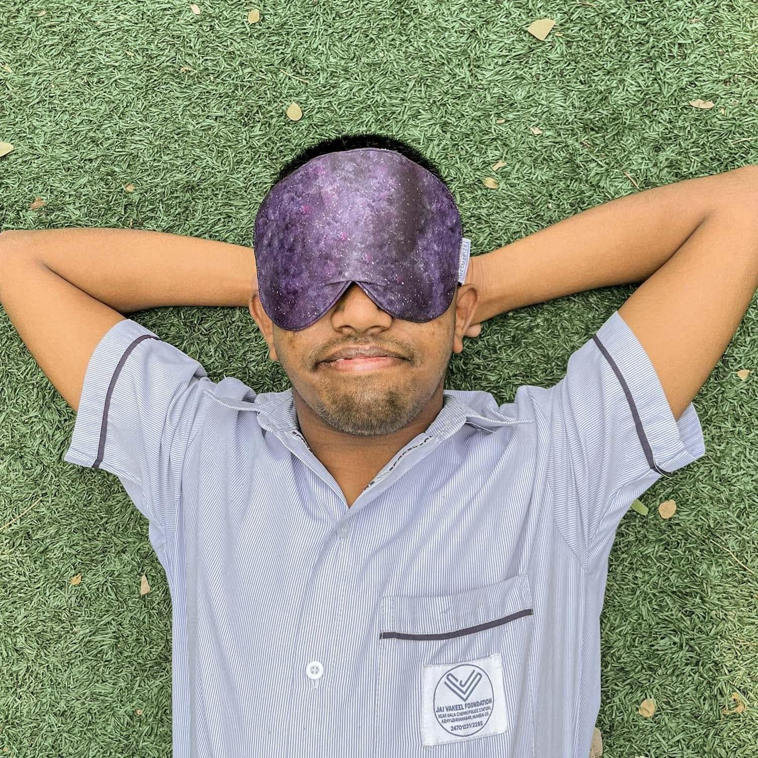 Deep Space Satin Eye Mask