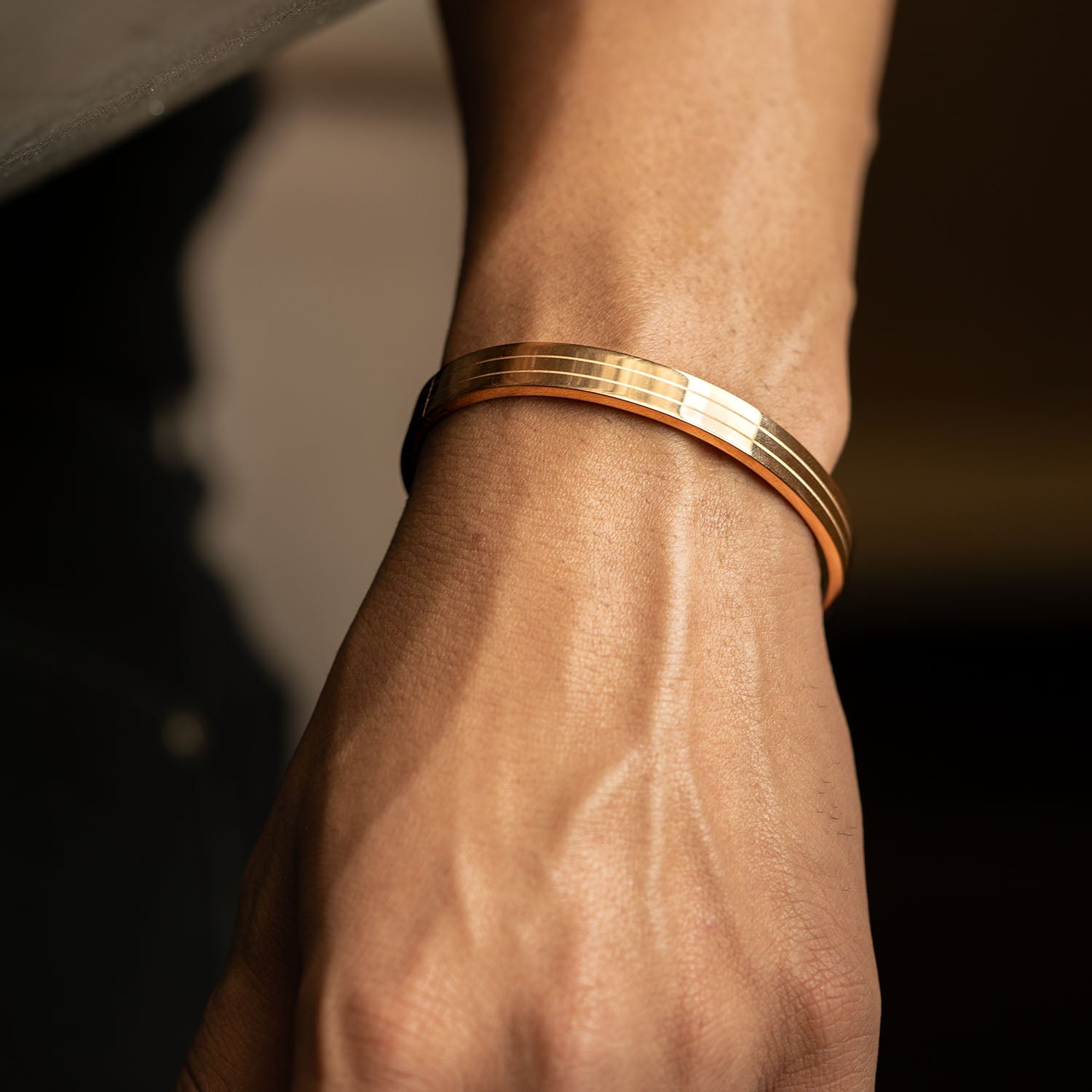 M Premium Jewellery Bracelet Apollo Mens Rose Gold