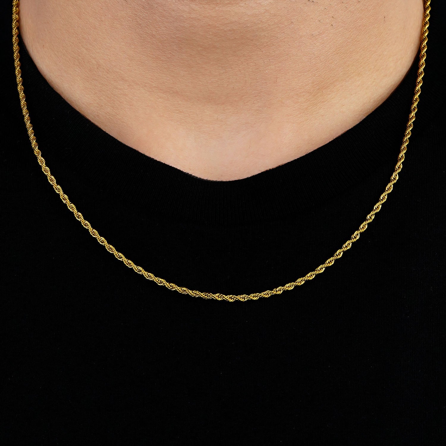 M Premium Jewellery Necklace Oscar Gold